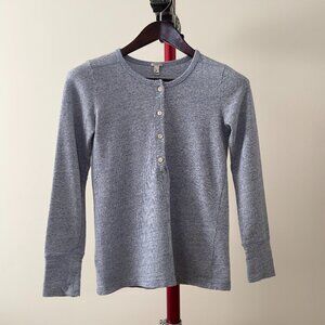 J.Crew blue henley size XS (orig $68)